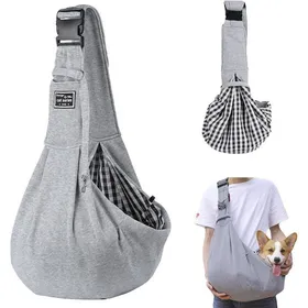 Meilleurs prix pour Sac de transport pour chien - Non spécifié - Portable - Jusquà 10 kg - Tissu épais et doux - Gris