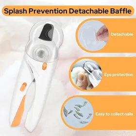 Meilleurs prix pour Coupe-ongles pour animaux de compagnie - Chats chiens et lapins - Coupe-ongles résistant aux éclaboussures et sûr - Avec lumière