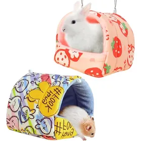 Meilleurs prix pour Lot de 2 Lits Grottes (18x19 cm) pour Cochons dInde et Hamsters Nids de Couchage Chauds dHiver .