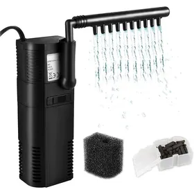 Meilleurs prix pour 1 Filtre intérieur 2W 300L/h éponge et charbon actif pour aquarium jusquà 40 litres .