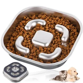 Comparer les prix de Gamelle pour ChiensGamelle pour Chien Anti GloutonGamelle pour Chien INOX de Petit Moyenne et Grande Taille