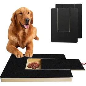 Meilleurs prix pour Griffoir pour chien avec boîte à goûter et 2 feuilles papier de verre soin ongles