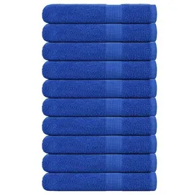 Meilleurs prix pour vidaXL Serviettes de sauna 10 pcs bleu 80x200 cm 360 g/m² 100% coton serviette serviette de bain serviette en coton 136721