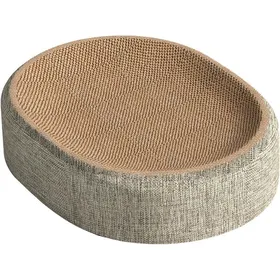 Comparer les prix de Nid griffoir ovale en sisal bol confortable pour dormir et jouer protège meubles