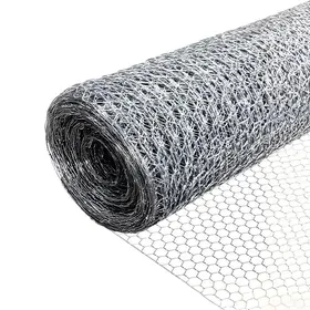 Comparer les prix de Poulailler grillé acier galvanisé 1x20 m maille 35 mm – Triple torsade hexagonale – Pour jardin élevage