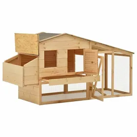 Meilleurs prix pour Maison SoldesPoulailler Bois de pin massif 178x67x92 cm - Utilisation Polyvalente 026_75242038