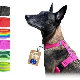 Comparer les prix de Harnais pour Chien Bubs Not Pull Grande Taille Anti-Traction Rose