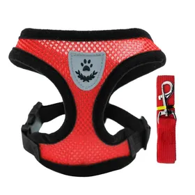 Meilleurs prix pour Harnais pour chien en nylon - Phoesky - Réglable - Maille souple - Durable - Rouge - Taille M - Pour chiots - Solide