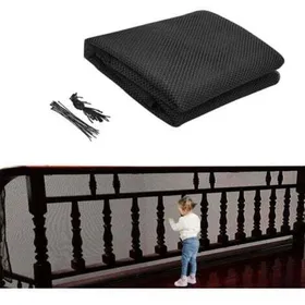 Meilleurs prix pour 300x79cm Filet de sécurité enfant pour escaliers-noirFilet de protection pour balconsFilet anti-chute pour chats