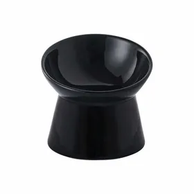 Comparer les prix de Gamelle Surélevée Inclinée pour Chat en Céramique - Petit Bol Anti-Vomissements - Compatible Lave-Vaisselle Et Micro-Ondes - 125 ML