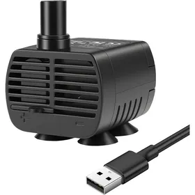 Comparer les prix de Pompe à Eau (200 L/H 3 W) Silencieuse Pompe Aquarium USB Réglable Ultra Micro Pompe a Eau Submersible pour Aquarium Fontaine