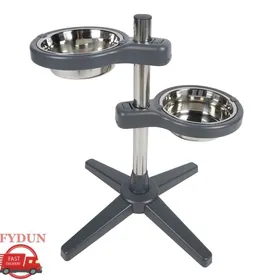 Meilleurs prix pour FYDUN Bols pour chiens surélevés réglables Gamelles surélevées réglables pour chien stable animalerie hygiene Grand 24 pouces