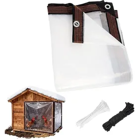 Comparer les prix de Housse de protection pour poulailler - Isolante et imperméable Installation facile sans outils - Poulailler - 13m