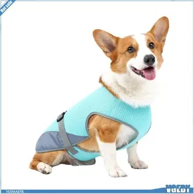 Comparer les prix de VGEBY Gilet de refroidissement pour chien Dog Cooling Vest Breathable Dog Cooling Jacket animalerie blouson Bleu Bleu clair S