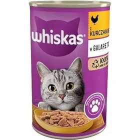 Comparer les prix de Nourriture pour Chat - Whiskas - Chicken in Jelly - 400 g - Pâtée