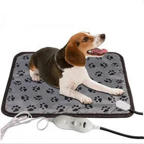 Meilleurs prix pour Coussin chauffant pour chiens et chats Couverture chauffante électrique pour animaux de compagnie Tapis thermostatique étanche à te