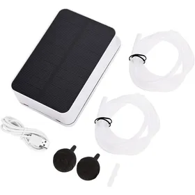 Meilleurs prix pour Oxygénateur étanche -Solaire étanche oxygénateur aérateur Pompe à Air oxygène pour Piscine extérieure étang durgence