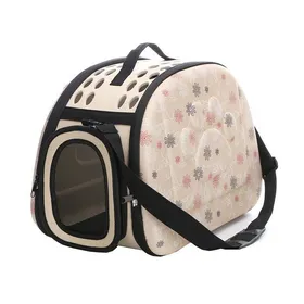 Comparer les prix de Sac Transport pour Chien Chat Pliant Sac à Main Bandoulière Petit Respirant Pet Carrier Voyage De Plein air