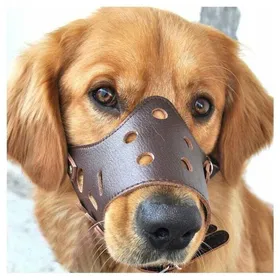 Comparer les prix de Chien en Cuir Muselière Anti-aboiement pour Les Grands Chiens de Petite Taille Moyenne L