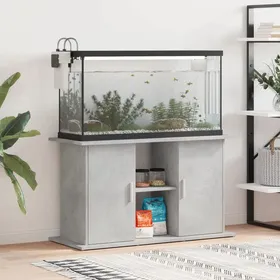 Meilleurs prix pour BEAU Support pour aquarium - gris béton 101x41x58 cm - bois d'ingénierie - Contemporain Design 2025 415953471282