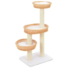 Meilleurs prix pour Solde d'été Arbre à chat avec griffoir en sisal Naturel Bois de saule Classique 3966