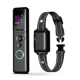 Comparer les prix de Collier anti-aboiements collier de dressage électronique télécommande anti-choc portable noir