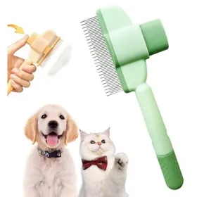 Meilleurs prix pour Brosse anti-poils pour animaux - OKZ - Élimine 95% des poils morts - Toilettage doux - Pour tous types de pelage - Vert