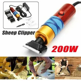Meilleurs prix pour Tondeuse électrique pour animaux - OKZ - 200W - Multicolore - Pour chiens chats moutons - 100-240V - DC12V - Bois
