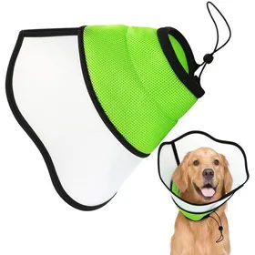 Comparer les prix de Collerette de protection pour chien - Virex® - Anti-morsure - Réglable - Taille M - 28-37 cm - Maille respirante