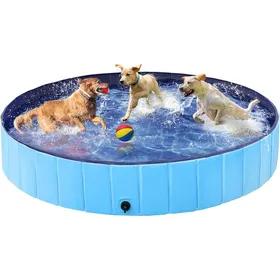 Comparer les prix de Piscine Chien Pliable 180X30Cm Piscine Baignoire Chien Bassin De Baignade Portable Bain Pour Chiens/Chat Extérieur Intérieur[IN13]