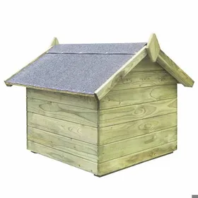 Comparer les prix de Clarence - TOP* Meuble/Maison/ Niche de jardin - Anti soleil - avec toit ouvrant Bois de pin imprégné - design maille EU6174