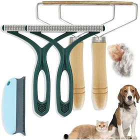 Comparer les prix de Rasoir Anti Bouloche Manuel Lot de 5 Brosse Chien Chat Clean et Enleve Poils d Animaux Pour Manteau Tissé Tapis Tri Étiquette