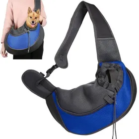Comparer les prix de Sac de transport bleu taille S pour chien et chat portable léger jusqu’à 25 kg bleu PANIER DE TRANSPORT