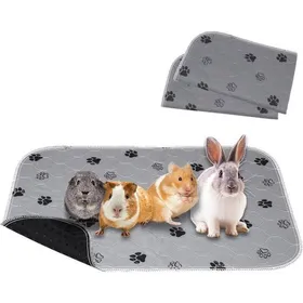 Meilleurs prix pour Tapis pour cage à cochon dInde - ULISEM - 60x40 cm - Imperméable - Lavable - Antidérapant - Absorbant