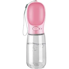 Meilleurs prix pour Bouteille deau pour chien-Distributeur deau portable anti-fuite de 550 ml avec abreuvoir intégré pour les promenades en extérieur