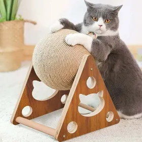 Comparer les prix de Jouet à gratter pour chat balle à gratter en sisal naturel jouet à gratter pour chat avec balle