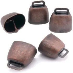 Meilleurs prix pour Lot de 5 cloches en cuivre pour chiens cloches en métal pour vache cheval mouton chats petits animaux de compagnie (bro GRELOT