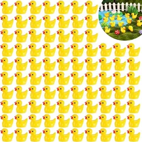 Comparer les prix de Lot de 100 Canard Résine Jaune 2x1.5cm Décoration Jardin Aquarium Loisir Créatif Label