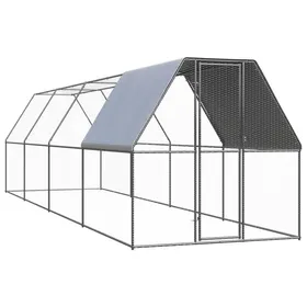 Meilleurs prix pour BEAU Enclos extérieur Poulailler d'extérieur - Volière - 2x8x2 m Acier galvanisé mode908595