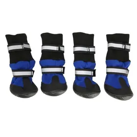 Meilleurs prix pour Bottes de Pluie Antidérapantes pour Chien - VGEBY - Taille M - Bleu - Confortable et Lavable
