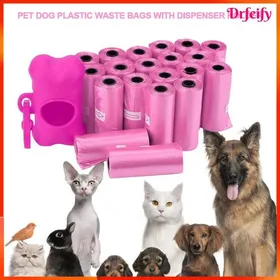 Comparer les prix de Sacs à déjections canines - AKOZON - 20 rouleaux (15 pcs) - Distributeur en os - Anti-fuite - 33 x 22 cm