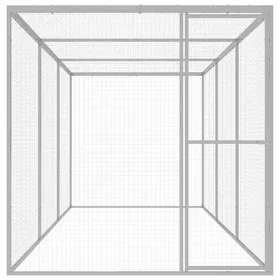 Comparer les prix de SALE dhiver Cage pour chat - UU - Enclos Intérieur/Extérieur - 45x15x15 m Acier galvanisé CC177
