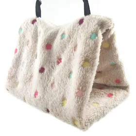 Meilleurs prix pour Hamac pour petits animaux - Phoesky - 24x14x18 cm - Blanc - 100% coton - Écologique - Lavage à la main