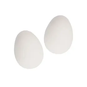 Meilleurs prix pour Lot de 2 oeufs factices caoutchouc crème Olba