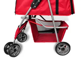 Meilleurs prix pour Bon plan Poussette dAnimaux Poussette pour chiens Rouge Thome7122357