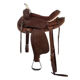 Meilleurs prix pour Selle de western pour cheval Lakota - Marron - 16