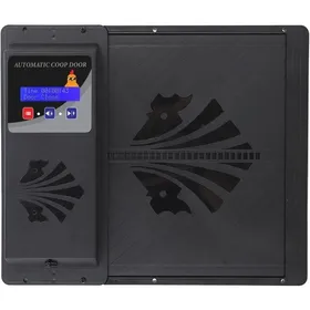 Comparer les prix de Porte automatique de poulailler AIMOONSA - ouvre-porte électrique LED minuterie programmable anti-pincement noir
