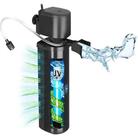 Comparer les prix de Filtre submersible avec lumière UV 1500 l/h pour aquariums de 150 à 600 litres u2013 Filtre Filtre H8F (pour H POMPE A EAU AQUARIUM
