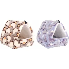 Comparer les prix de Maison suspendue pour petits animaux 2 pcs nid en coton chaud pour hamster hrisson gerbils cureuils VHV