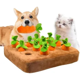 Comparer les prix de Tapis de fouille Chien Snuffle Mat Carotte pour Chien ou Chat Multifonction Gamelle Chien Jouet Chien YYV